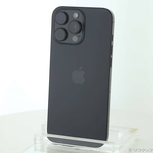 〔 品〕 iPhone 16 Pro Max 256 GB ブラックチタニウム MYWG 3 J A SIMフリー 344