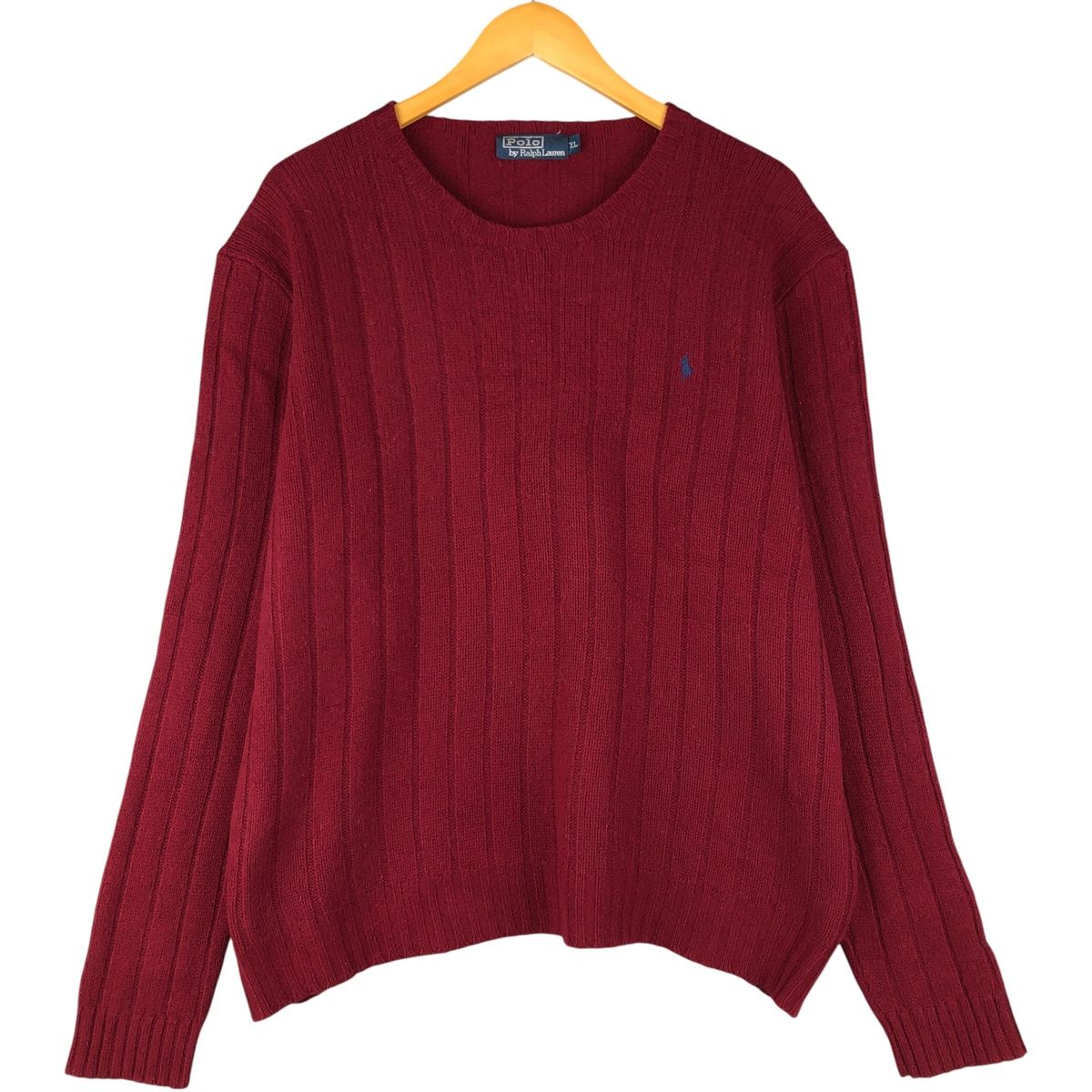 古着 ラルフローレン Ralph Lauren POLO by Ralph Lauren リブ編み V 