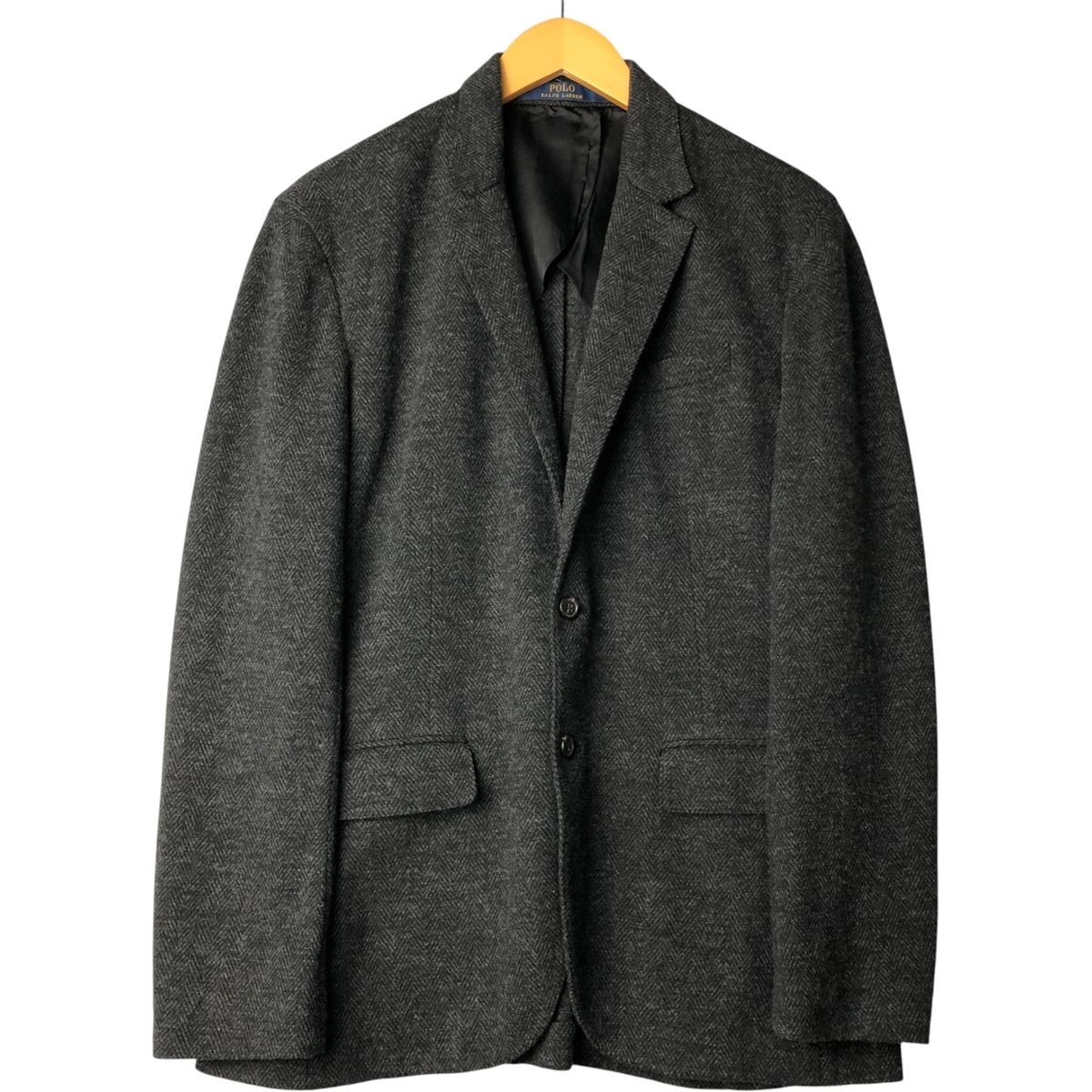 古着 ラルフローレン Ralph Lauren POLO ウール×コットンテーラードジャケット メンズL相当|eaa 600341