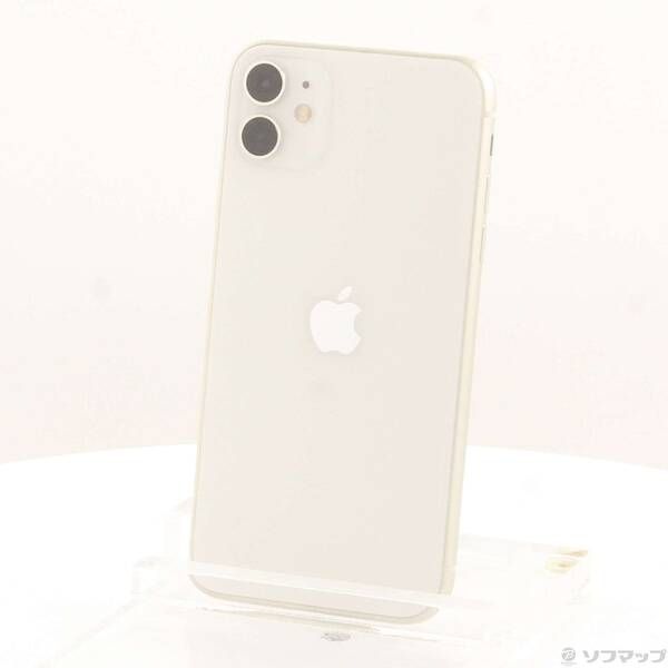 〔 品〕 iPhone 11 64 GB ホワイト MWLU 2 J A SIMフリー 348