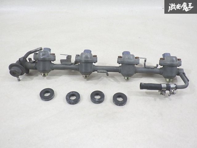 実働外し 日産 RPS 13 180 SX SR 20 DET フューエル インジェクター デリバリーパイプ レギュレータ付 A 46-00 S 14 シルビア 棚5-2