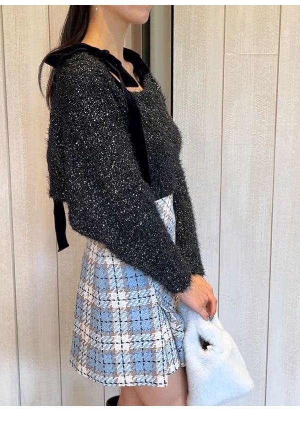 SALE50%OFF】【即納】 スナイデル SNIDEL トップス ラメニット