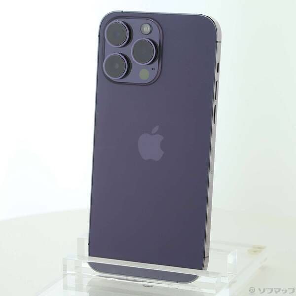 〔 品〕 iPhone 14 Pro Max 256 GB ディープパープル MQ 9 E 3 J A SIMフリー 344