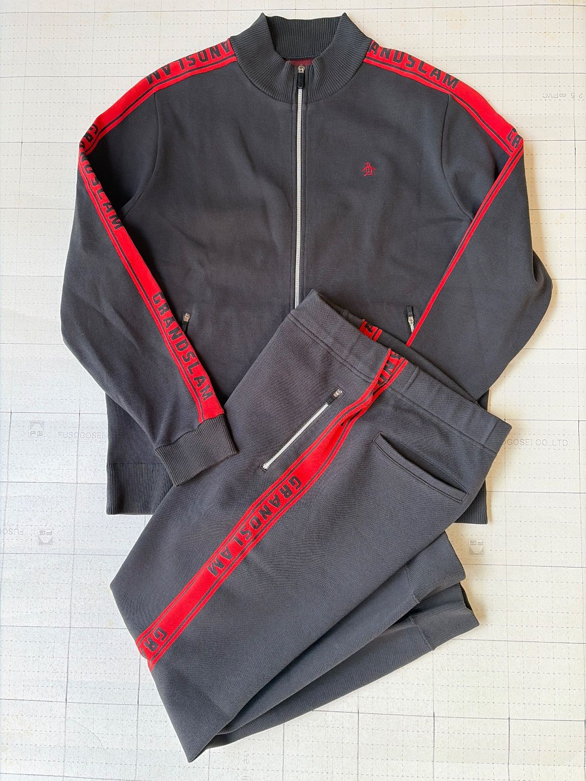 ト2512-④-5512 マンシングウェア ジャージ 上下セット トラックジャケット セットアップ LL