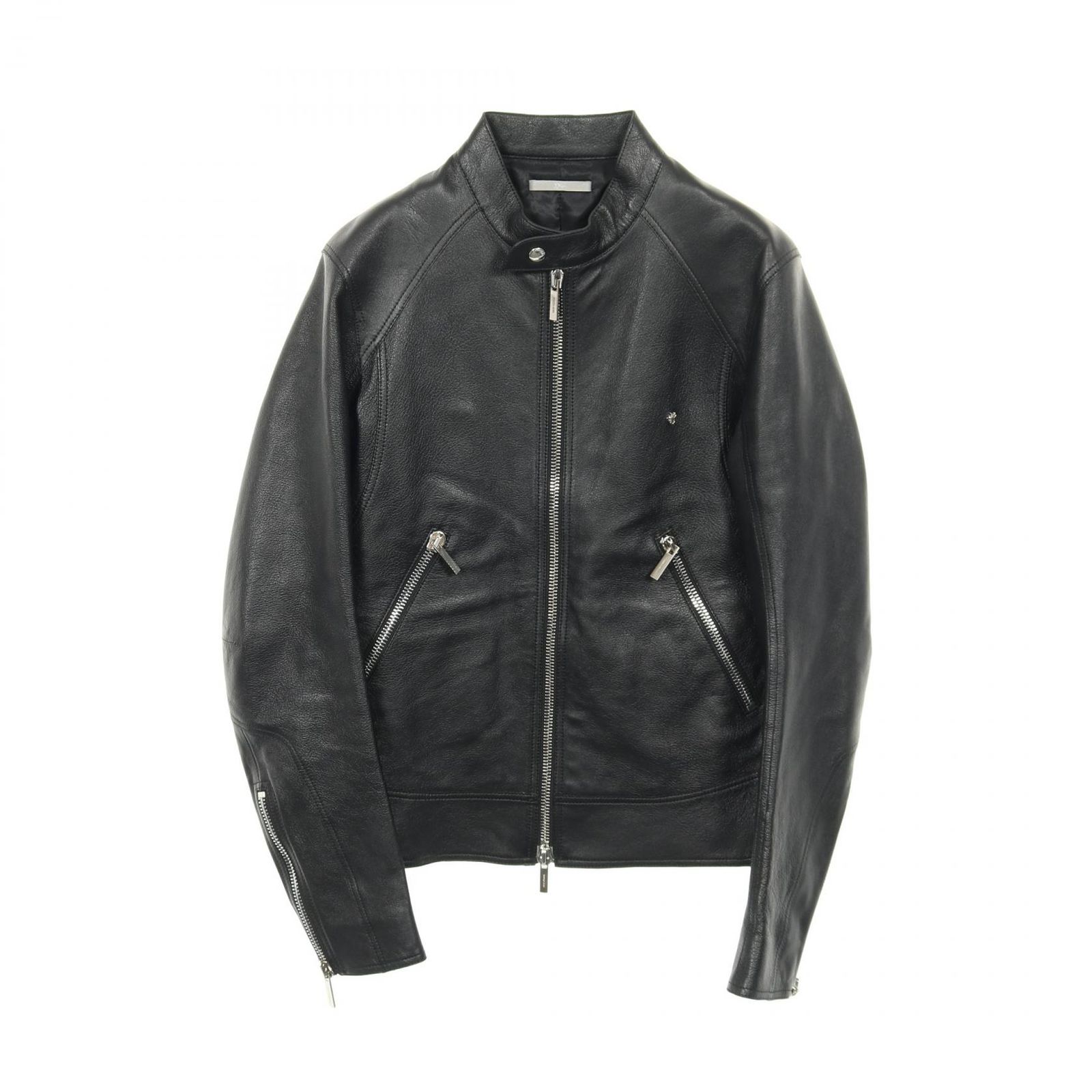 ディオール・オム DIOR HOMME ライダースジャケット Bee ロゴ レザー 