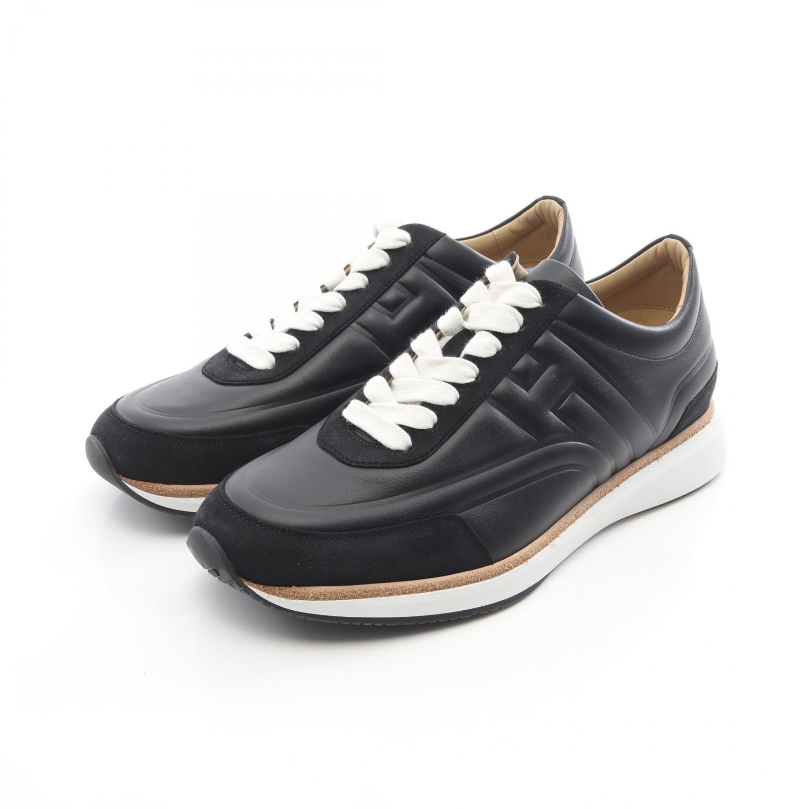 エルメス HERMES スニーカー イージー レザー レディース A