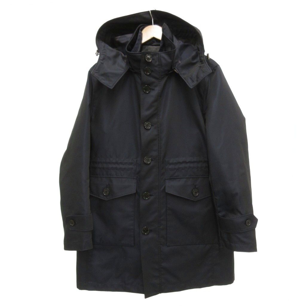 ブラックレーベルクレストブリッジ BLACK LABEL ダウンコート ミドル丈 ハーフ ライナー付き LL 紺 ネイビー |JS GY 19