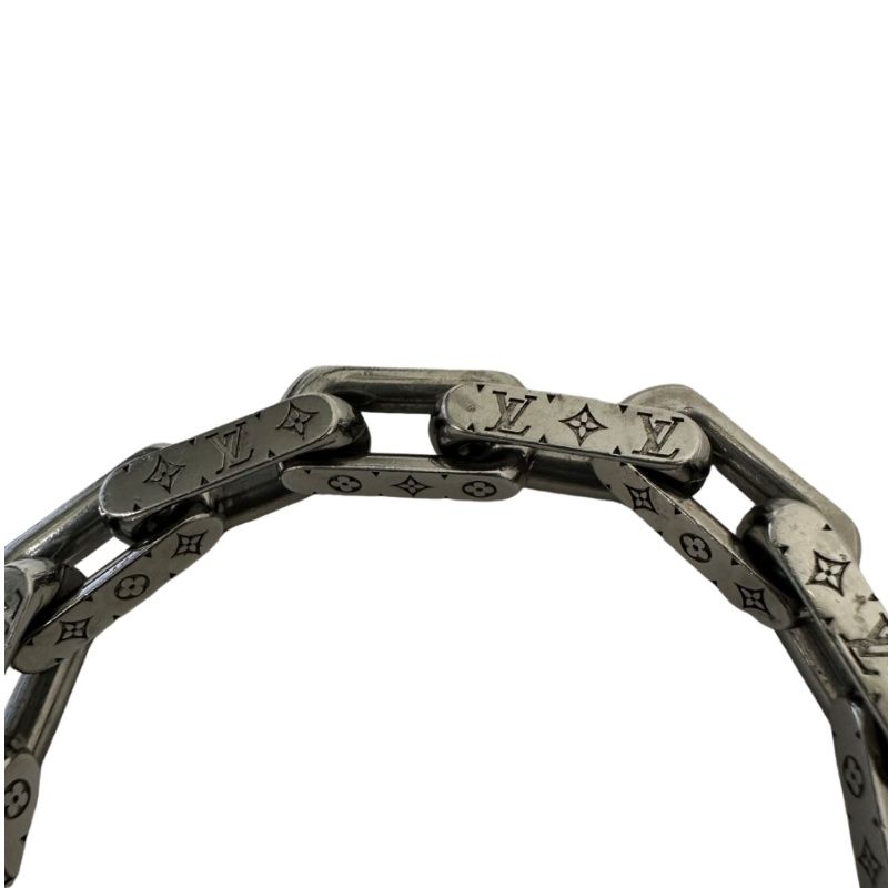  LOUIS VUITTON ルイヴィトン ブレスレット チェーン M 00309 シルバー メタル メンズ 32512 R 3 ブレスレット アクセサリー