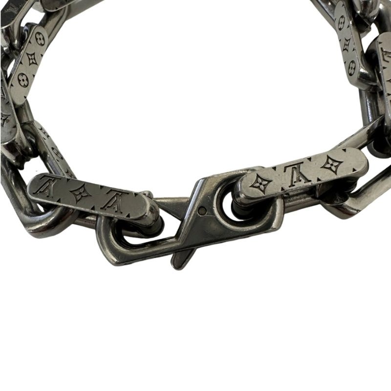 LOUIS VUITTON ルイヴィトン ブレスレット チェーン M 00309 シルバー メタル メンズ 32512 R 3