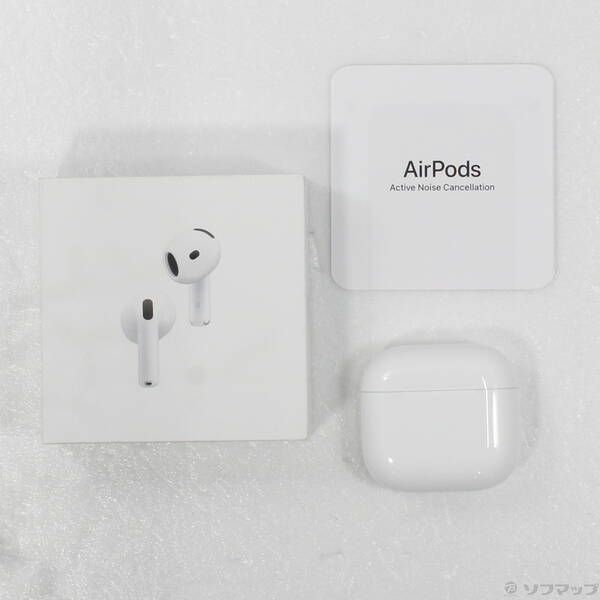 中古品〕 AirPods 4 アクティブノイズキャンセリング搭載 MXP93J／A