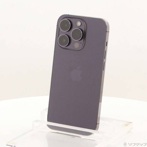〔 品〕 iPhone 14 Pro 256 GB ディープパープル MQ 1 E 3 J A SIMフリー 198