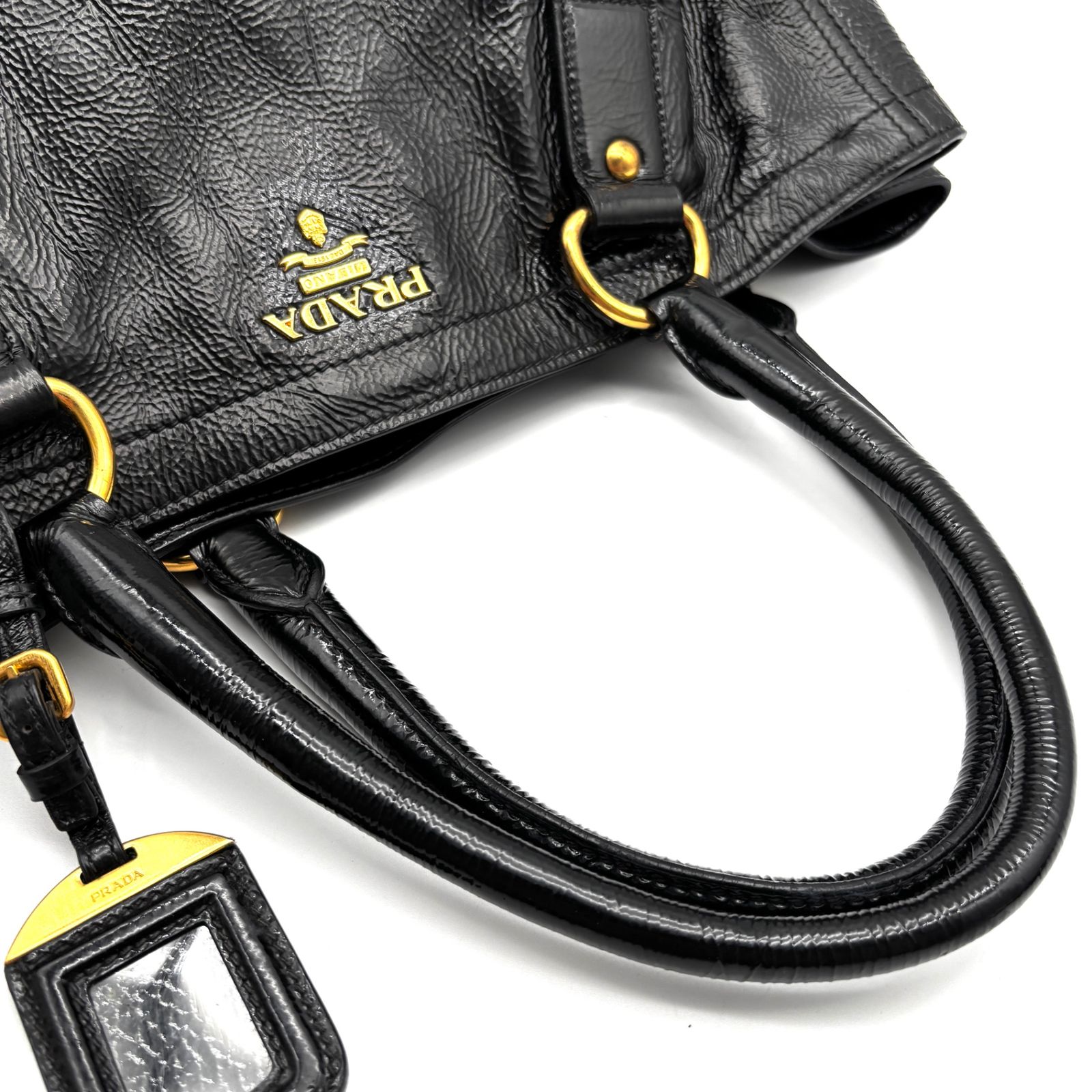 美品 PRADA プラダ 2way トートバッグ ショルダーバッグ 大容量 多収納