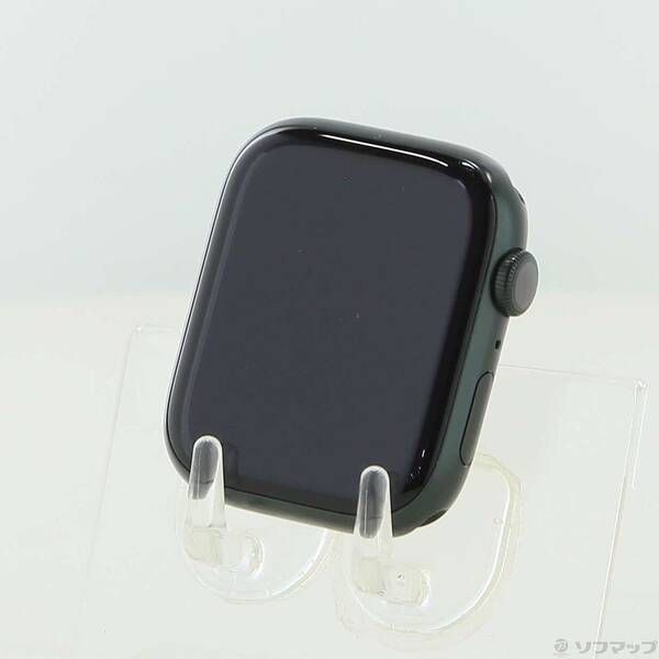 〔 品〕 Apple Watch Series 7 GPS 45 mm グリーンアルミニウムケース バンド無し 377