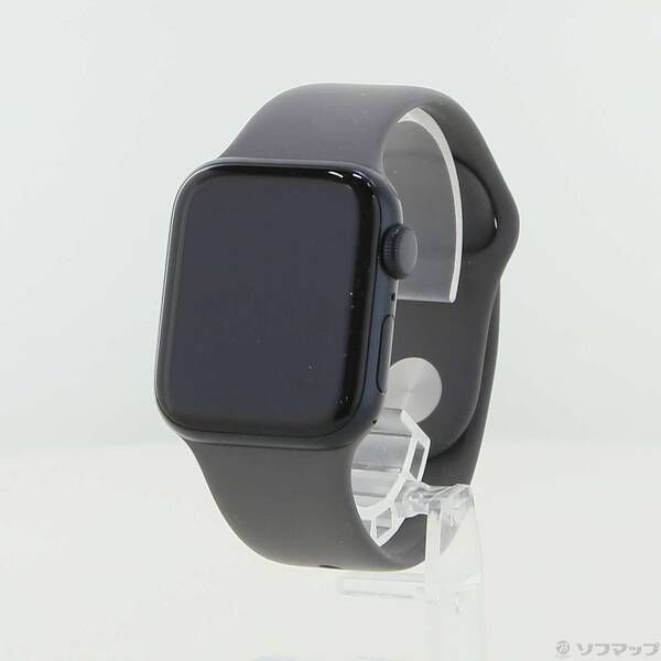 〔 品〕 Apple Watch SE 第3世代 GPS 40 mm ミッドナイトアルミニウムケース ストーングレイスポーツバンド 349