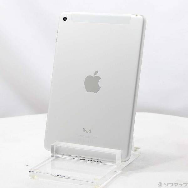 〔品〕 iPad mini 4 128GB シルバー MK772J／A auロック解除SIMフリー【258】
