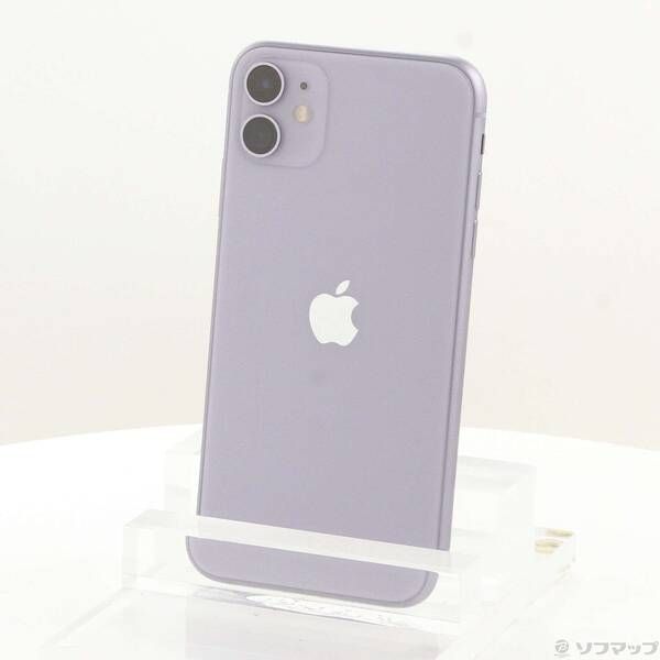 〔 品〕 iPhone 11 128 GB パープル MWM 52 J A SIMフリー 262