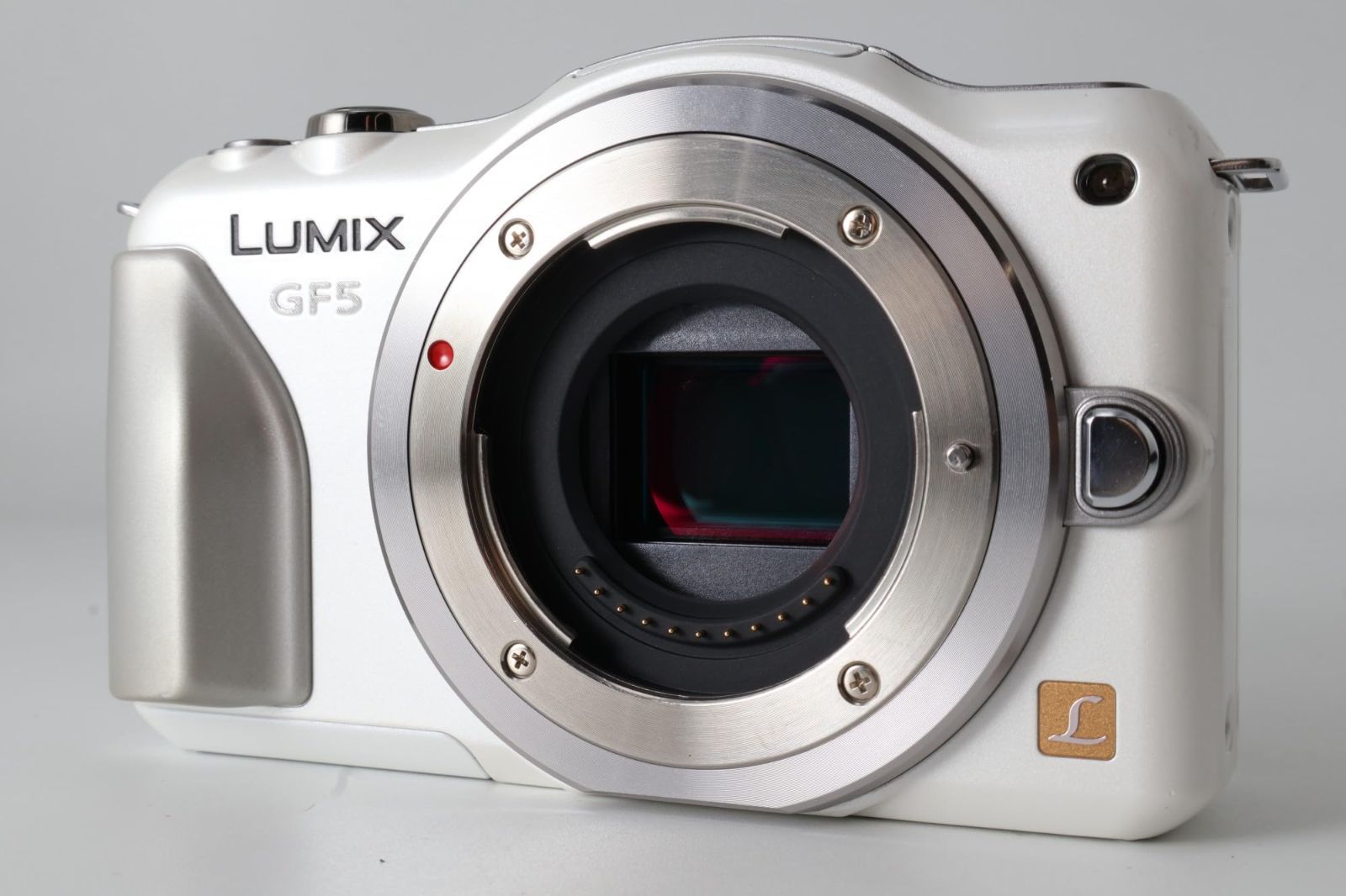 パナソニック Panasonic ミラーレス一眼カメラ ルミックス GF 5 ボディ 1210万画素 シェルホワイト DMC-GF 5-W