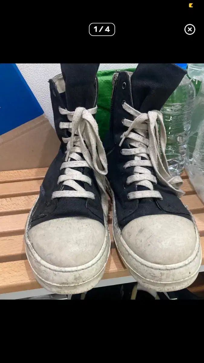 リックオウエンス 42 メンフィス 素材 RICK OWENS ハイトップ