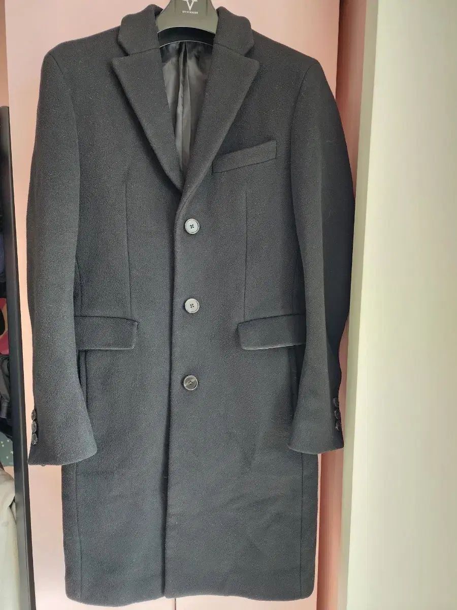 SYSTEM homme システムオム ウール コート ブラック