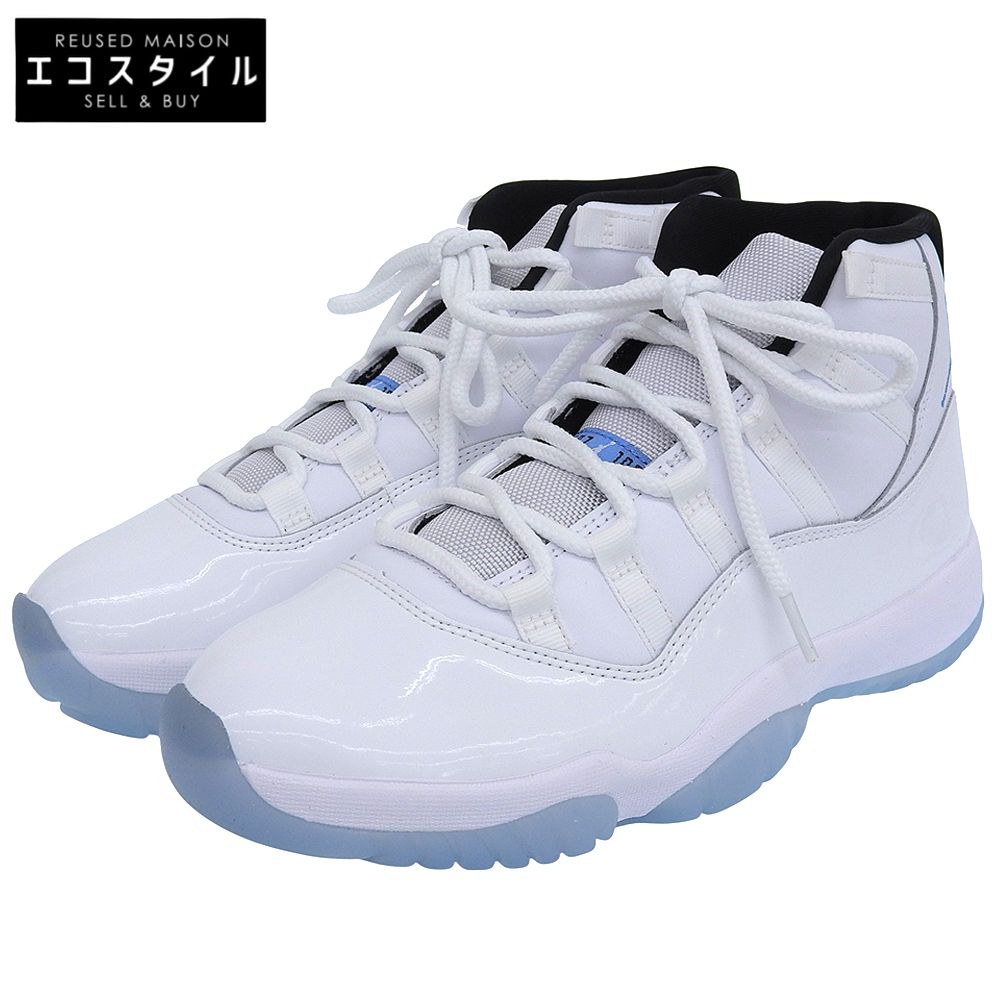 Jordan 11 シューズ ホワイト/ブルー JORDAN BRAND AIR JORDAN 11 RETRO WHITE/LEGEND BLUE-BLACK