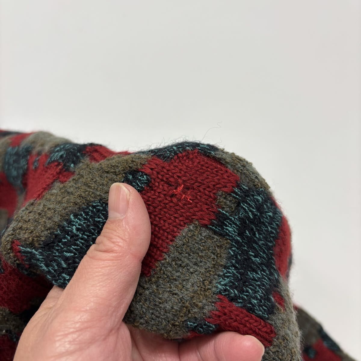 YOSHIYUKI KONISHI FICCE UOMO 総柄ニット 90s 90s Vintage FICCE UOMO ヴィンテージ フィッチェウォーモ YOSHIYUKI