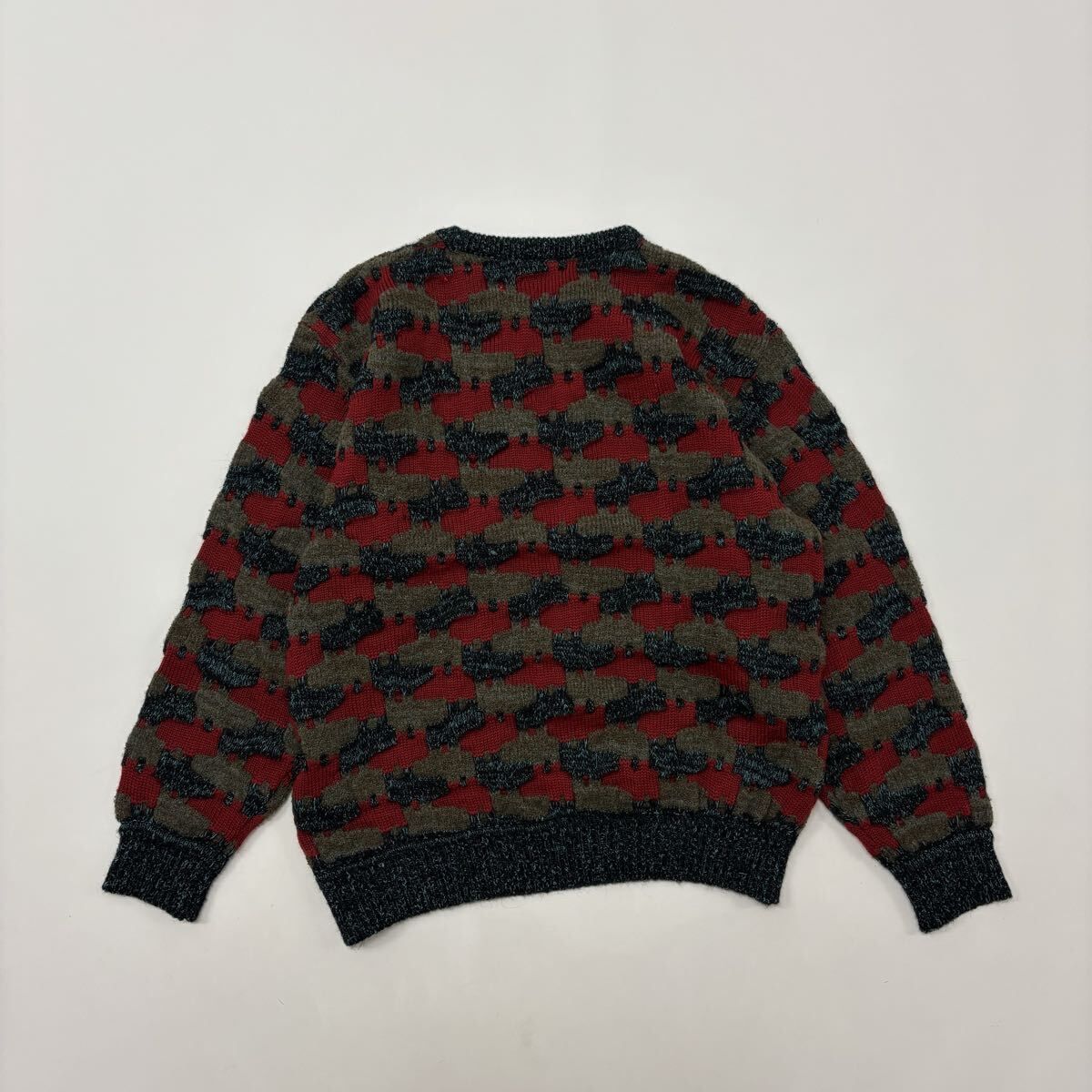 YOSHIYUKI KONISHI FICCE UOMO 総柄ニット 90s 90s Vintage FICCE UOMO ヴィンテージ フィッチェウォーモ YOSHIYUKI