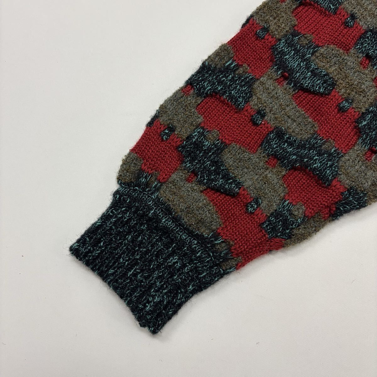 YOSHIYUKI KONISHI FICCE UOMO 総柄ニット 90s 90s Vintage FICCE UOMO ヴィンテージ フィッチェウォーモ YOSHIYUKI