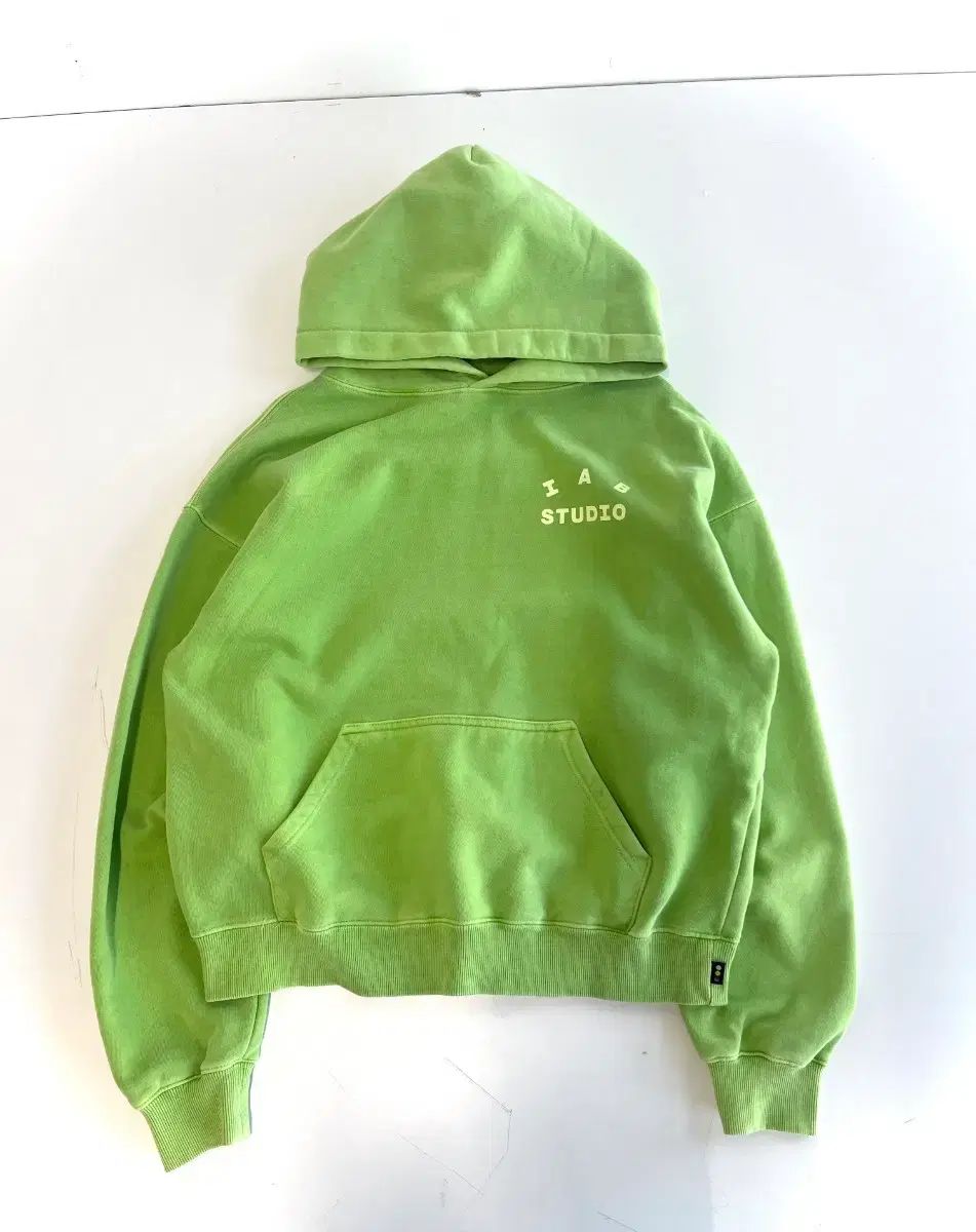 IAB Studio アイエプスタジオ WHO フーディー M ライトグリーン