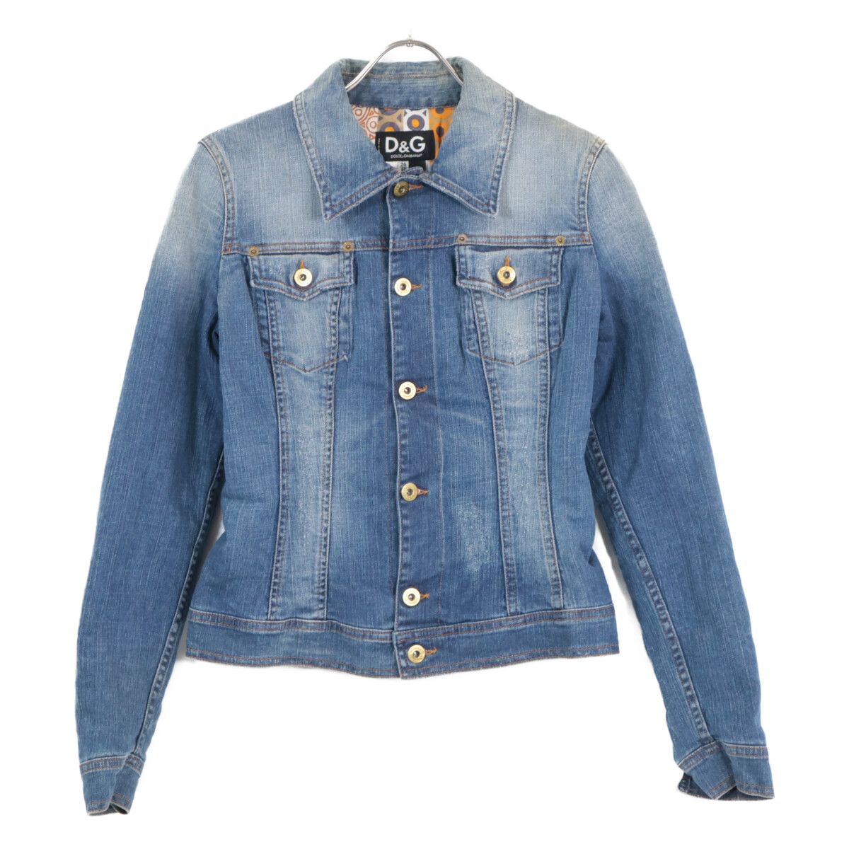 DOLCE&GABBANA ドルチェアンドガッバーナ ｲﾝﾃﾞｨｺﾞ ﾀﾞﾒｰｼﾞ加工 ﾃﾞﾆﾑ