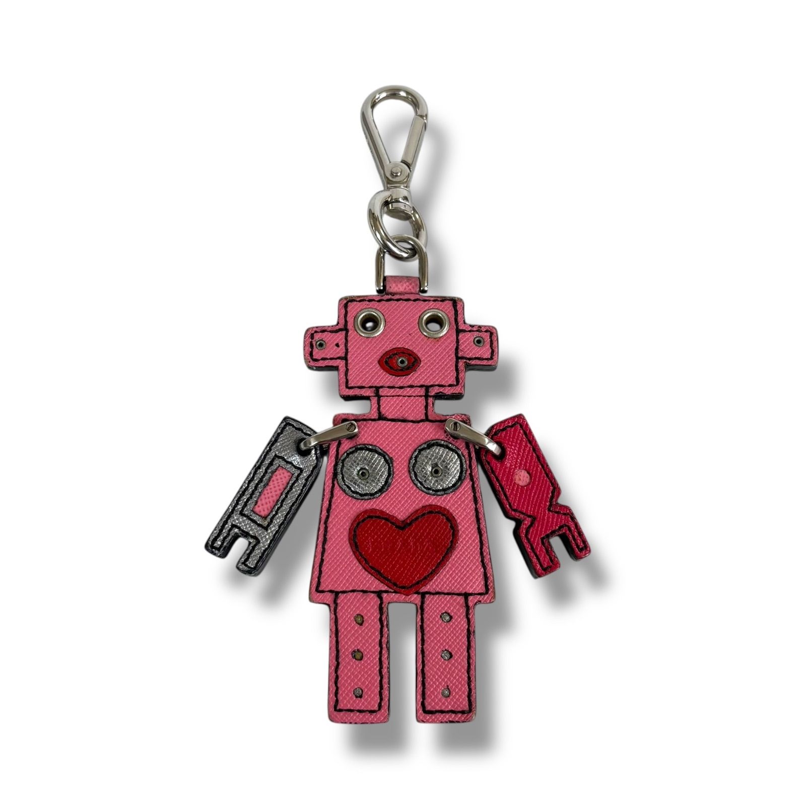 プラダ PRADA ロボットモチーフ キーリング バッグチャーム