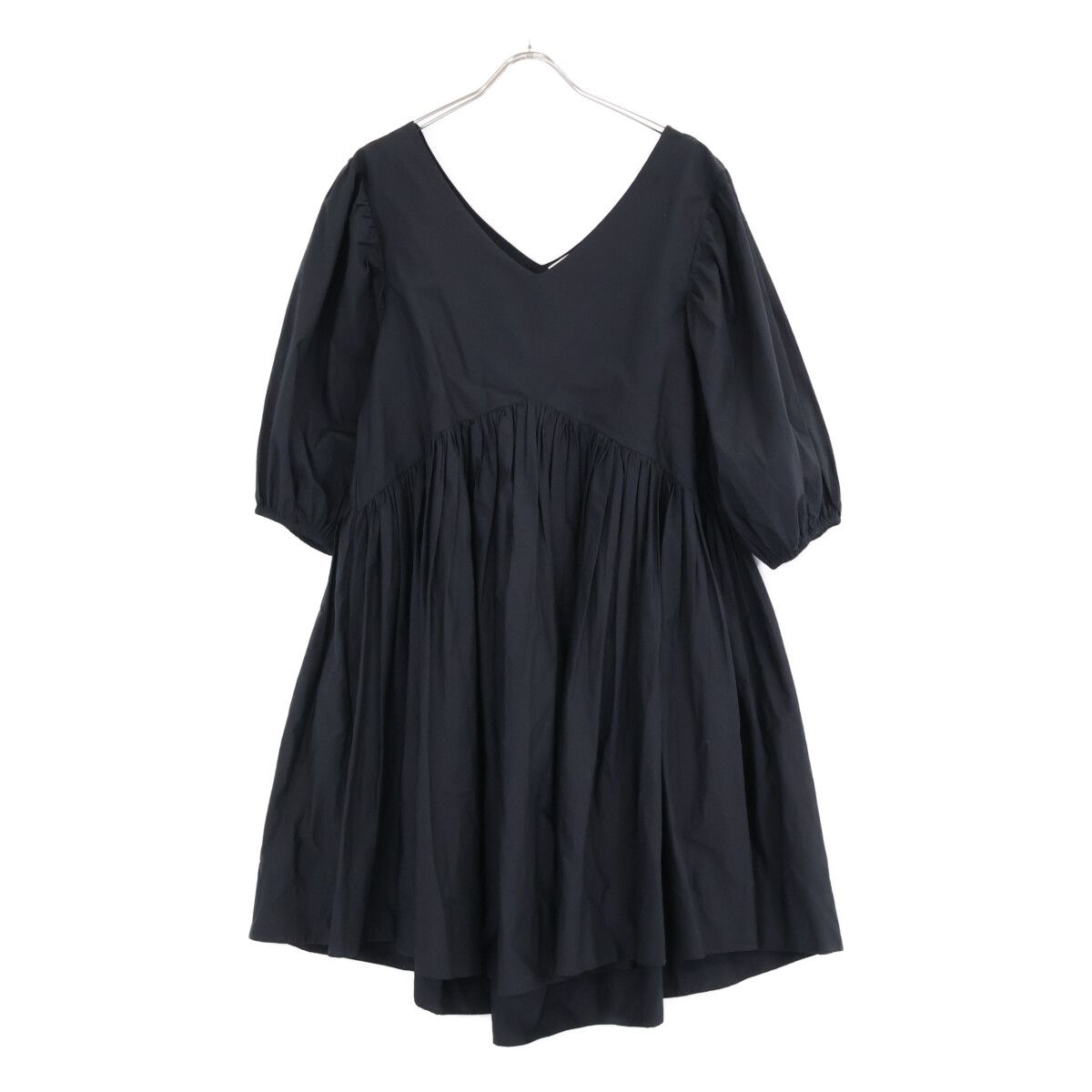 MERLETTE マーレット ﾌﾞﾗｯｸ ｺｯﾄﾝ MILLER ﾛﾝｸﾞｽﾘｰﾌﾞﾜﾝﾋﾟｰｽ XS - メルカリ