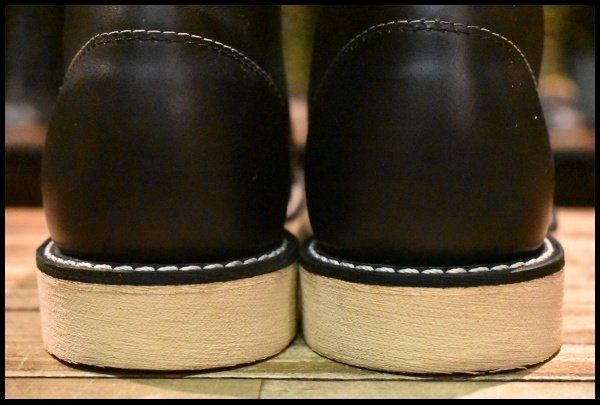  8.5 D 犬タグ復刻 19年 レッドウィング 8165 アイリッシュセッター ブラッククローム プレーントゥ ブーツ redwing FL 472 ワークブーツ ブーツ 革靴