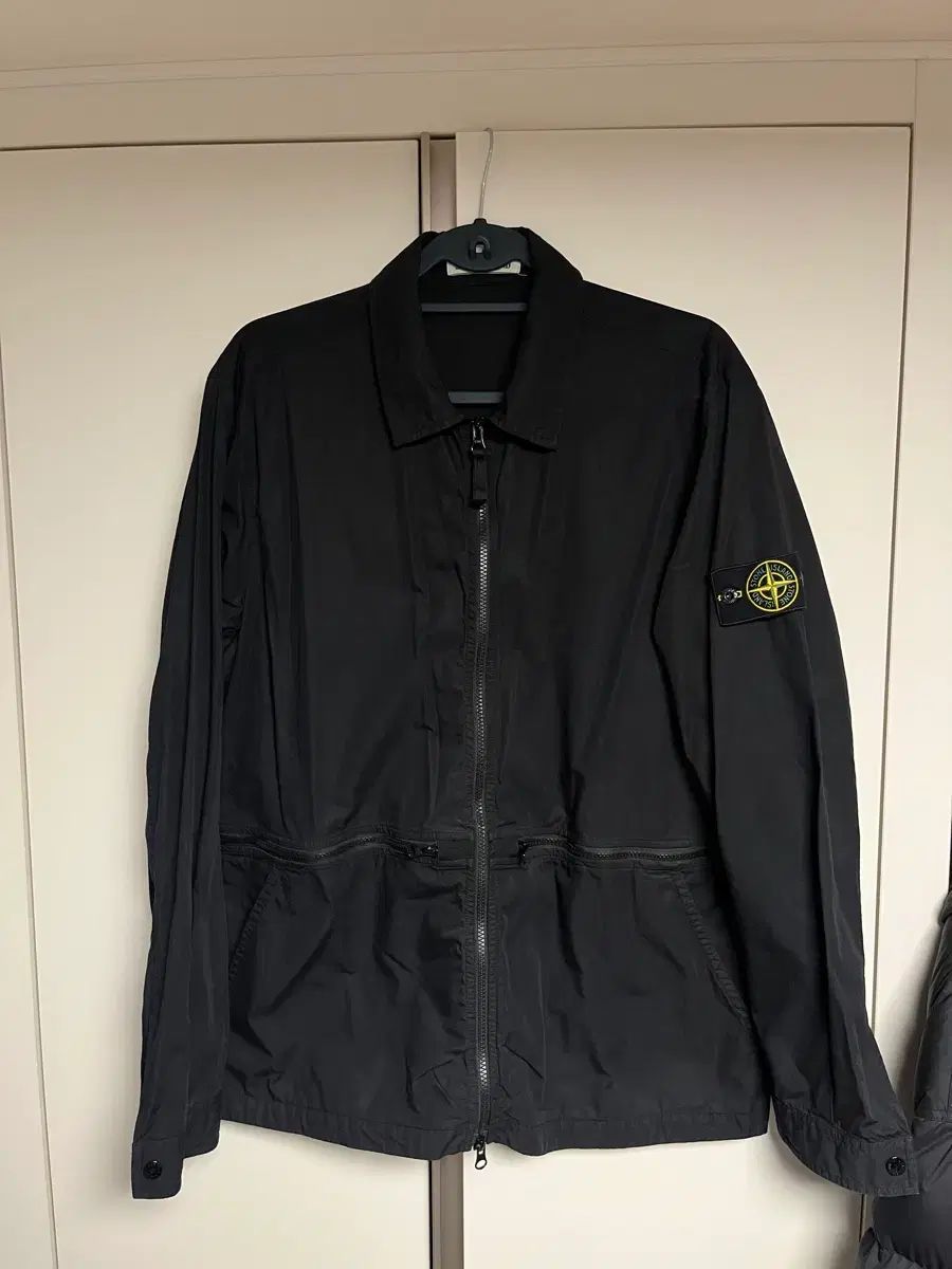 STONE ISLAND ストーンアイランド ブラック ナイロン ブルゾン ジャケット XL