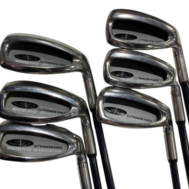 美品！マックレガーMACTEC NV2-iX アイアン8本セット　SR マックテック NV2 iX｜マグレガー｜アイアンセット｜トリプル