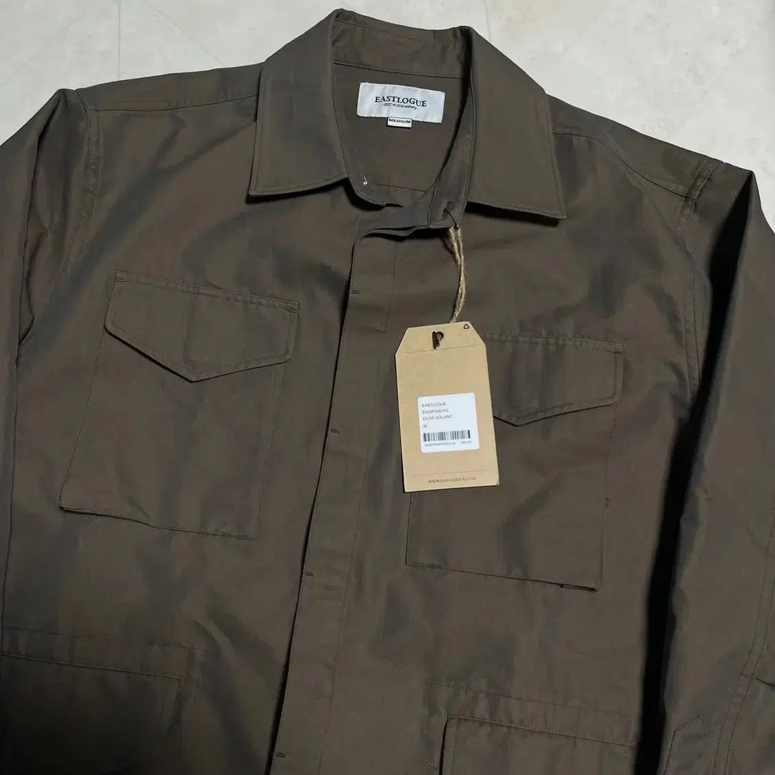M イーストローグ シャツ ジャケット オリーブ
