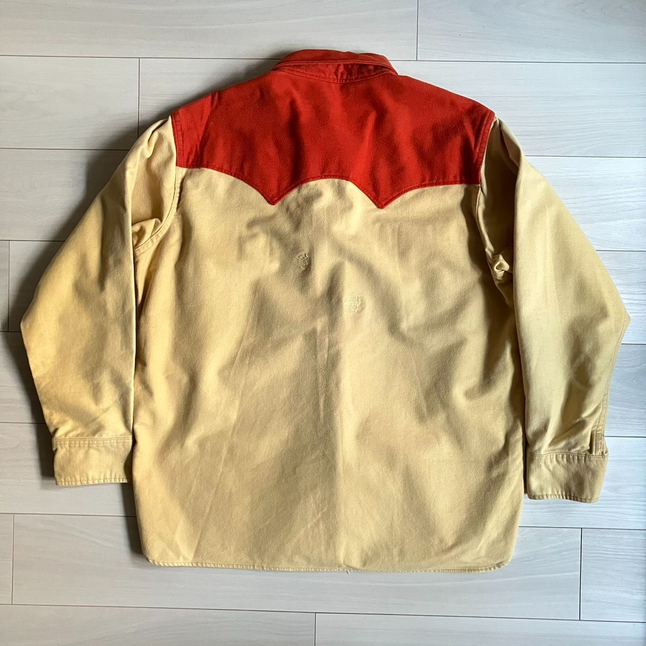 超希少 80s～ ウールリッチ 木村拓哉 着用 ウエスタンシャツ XL