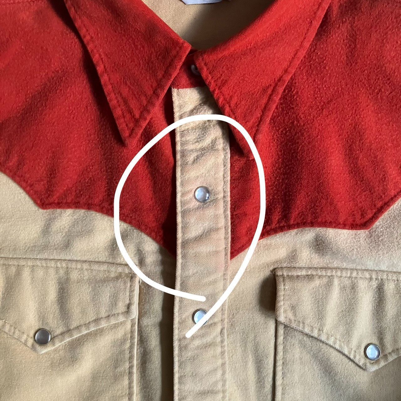 超希少 80s～ ウールリッチ 木村拓哉 着用 ウエスタンシャツ XL