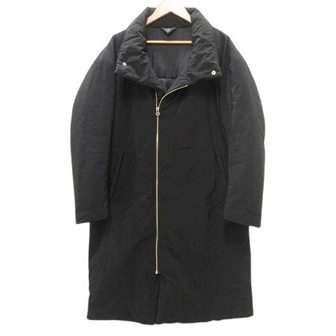 ダブルジェイケイ wjk 中綿 パデッド ジャケット ロング オーバーサイズ 無地 コート1 黒 ブラック