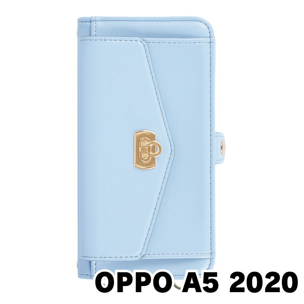 新品未使用】 OPPO A5 2020 ストラップ付き 手帳型スマホ ケース