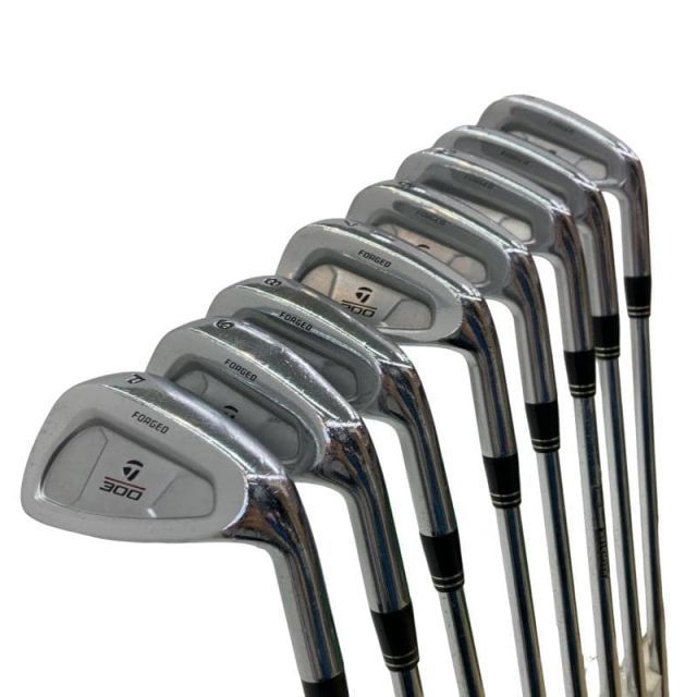 テーラーメイド Taylor Made 300 FORGED 10 S アイアンセット IR RIFLE フレックスSX メンズ 男性用 右利き 右用 Dランク ゴルフクラブ