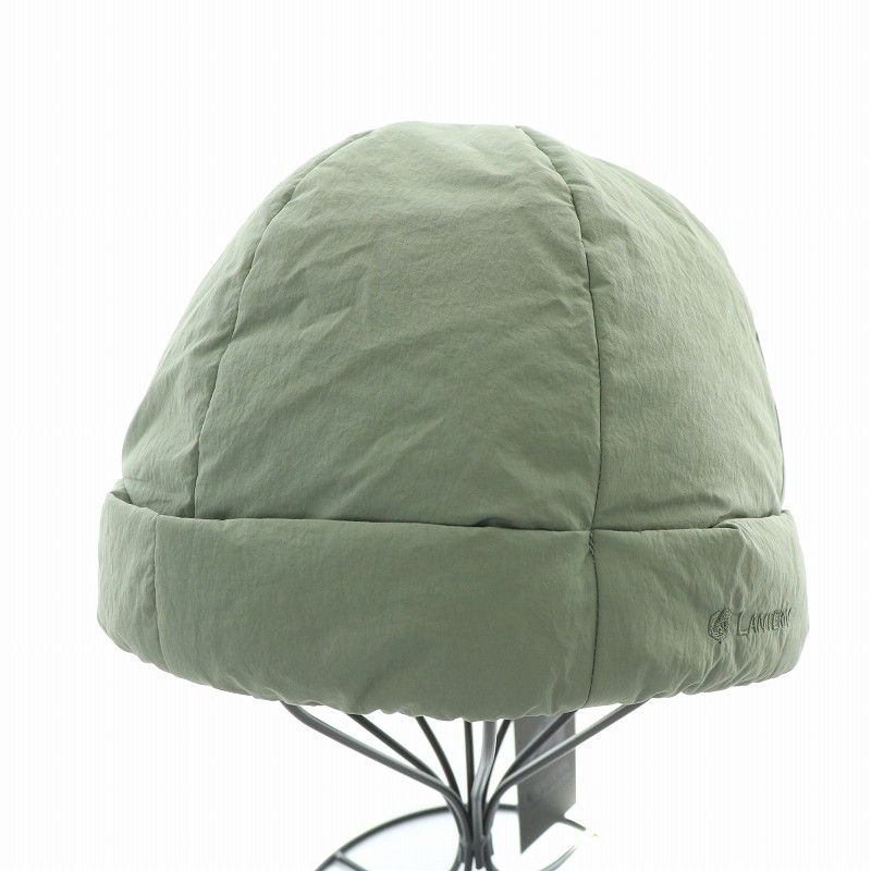 ランタン LANTERN 23 AW CAP インサレーテッドキャップ 帽子 6パネル ロゴ 刺繍 F カーキ タグ付き MNA-LAN-16 |BB