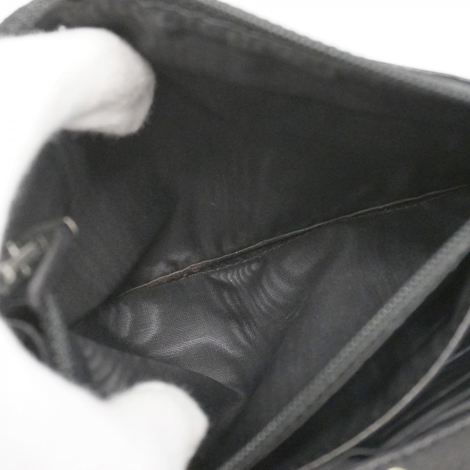  シャネル Chanel 財布 ショルダーウォレット チェーンショルダー キャビアスキン ブラック レディース その他 折り財布