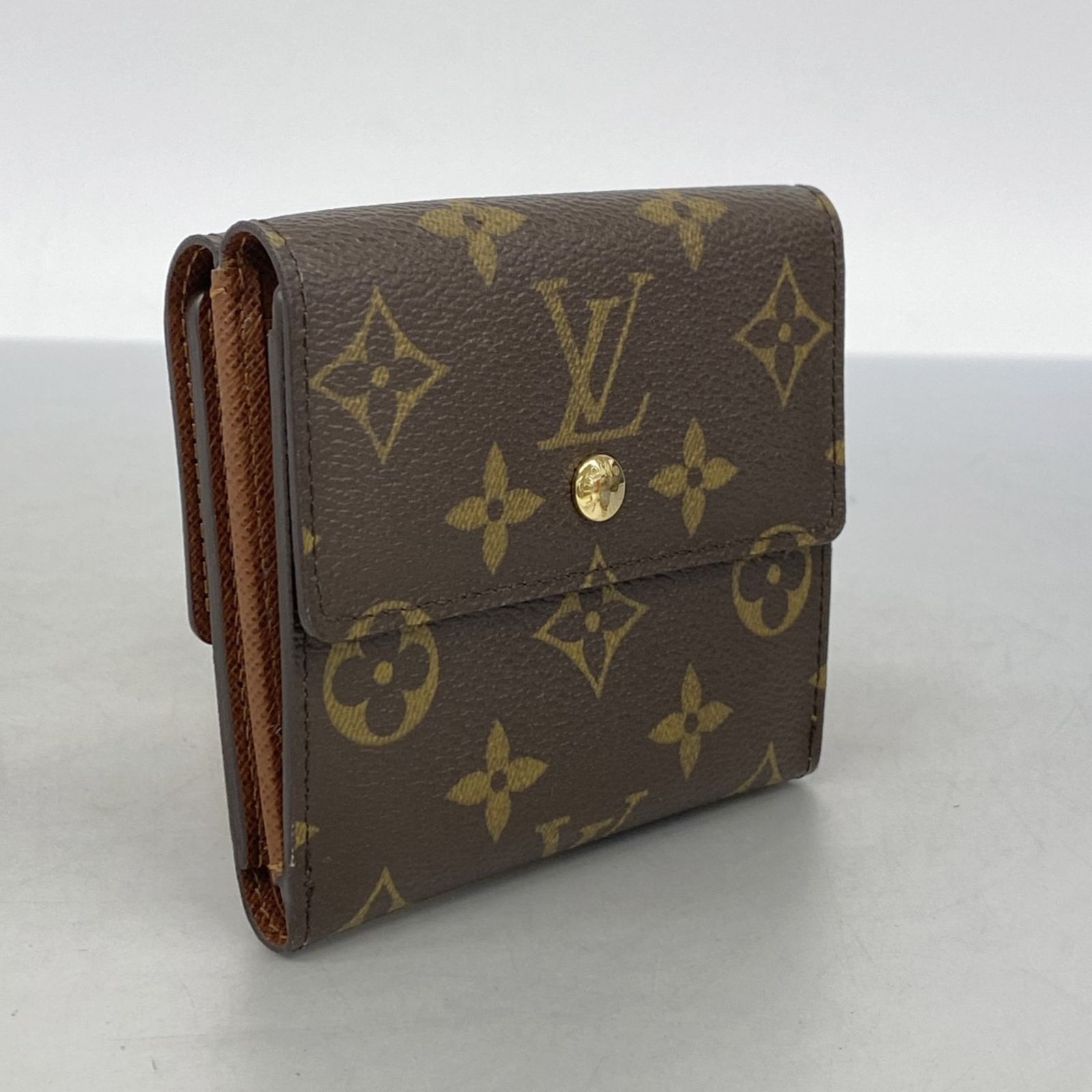 ルイ ヴィトン Louis Vuitton 三つ折り財布 モノグラム ポルトモネビエカルトクレディ M 61652 ブラウンメンズ レディース
