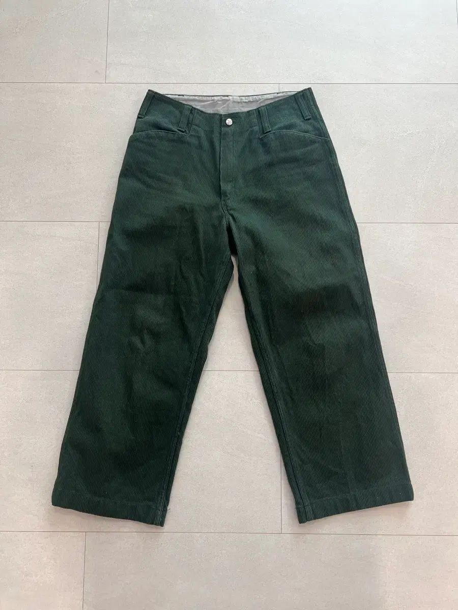 テンダーロイン BDP コーデュロイ パンツ グリーン XS