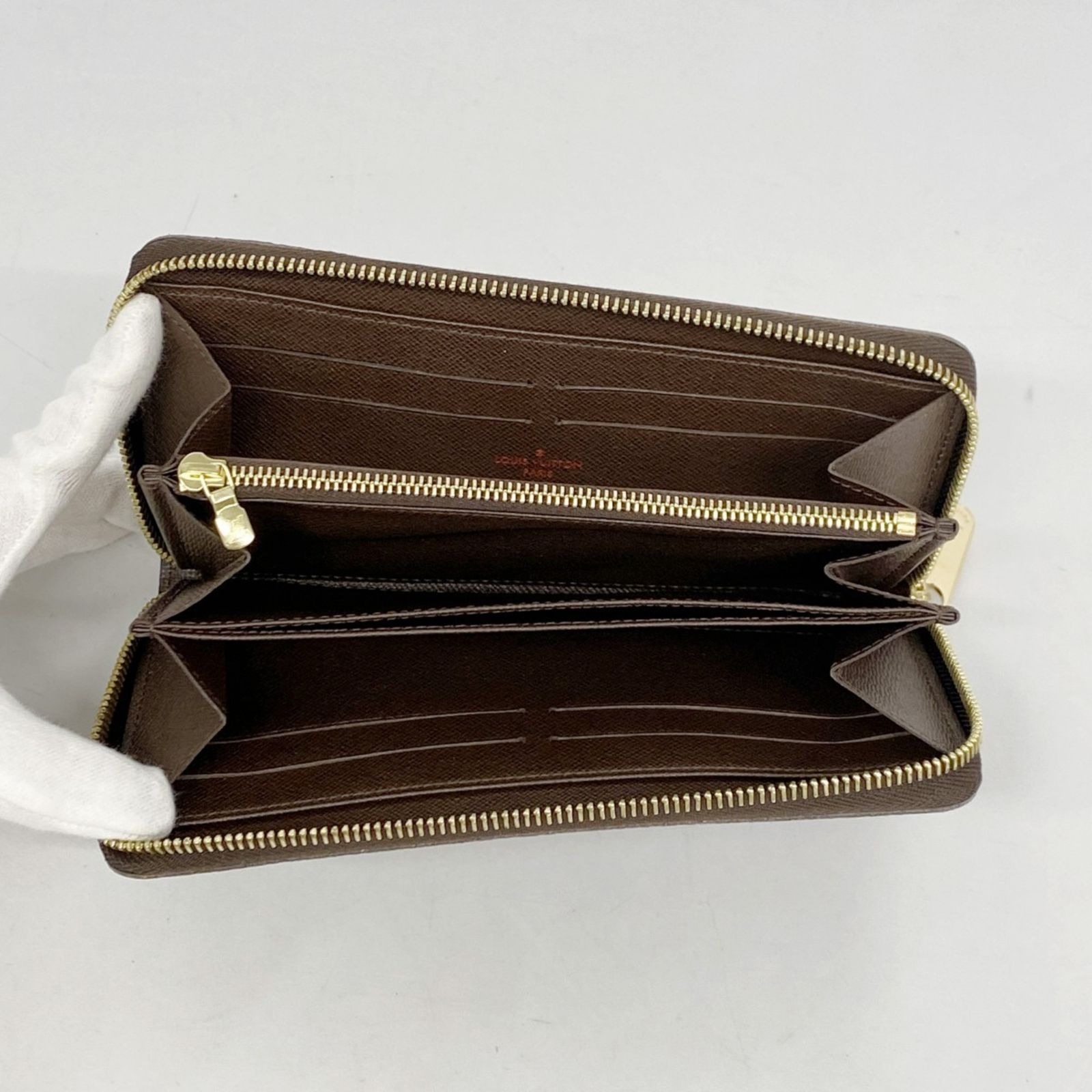  ルイ ヴィトン Louis Vuitton 長財布 ダミエ ジッピーウォレット N 60015 エベヌメンズ レディース 長財布 小物