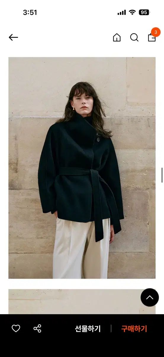 ラメレイ High Neck Half Handmade Coat コート