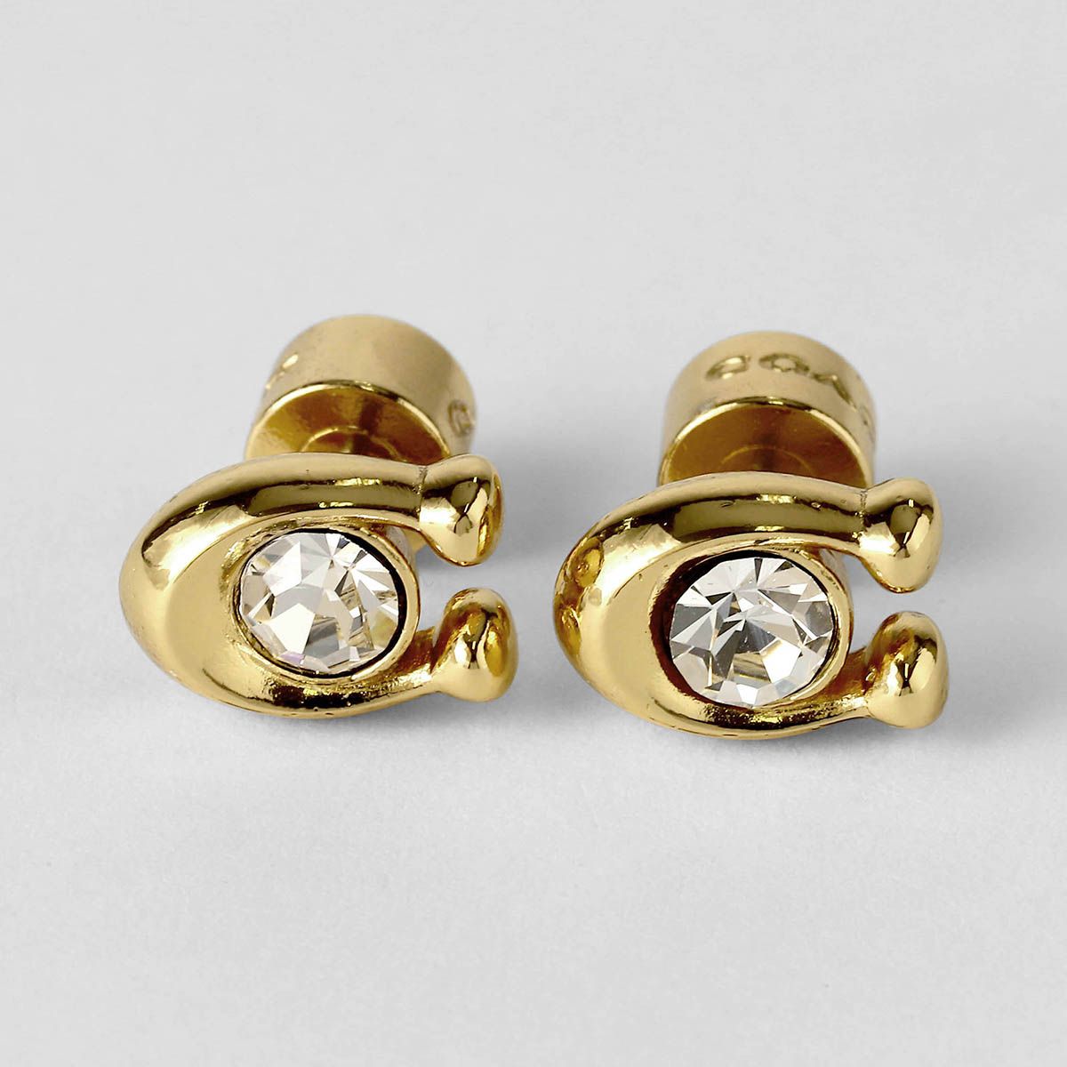 コーチ COACH ピアス スタッドピアス クリスタル|ゴールド