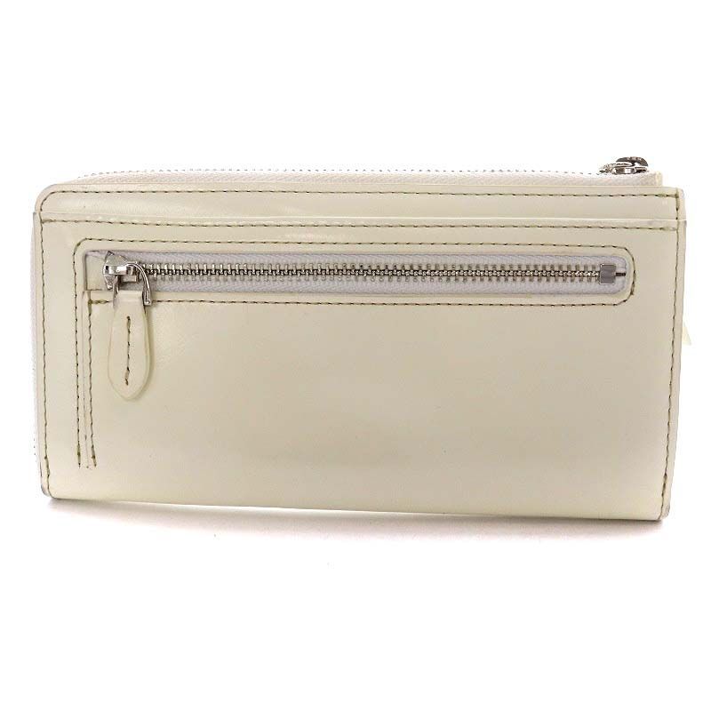 キプリス CYPRIS 長財布 L字ファスナー レザー 白 ホワイト 4949 |YO 3 SH