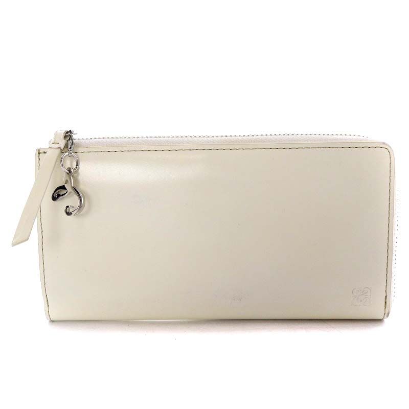 キプリス CYPRIS 長財布 L字ファスナー レザー 白 ホワイト 4949 |YO 3 SH