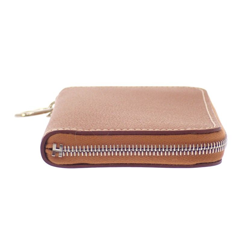 エルメス HERMES ジップアンゴーコンパクト カードケース エバーカラー